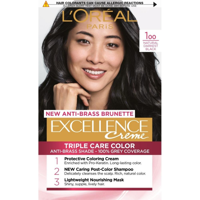 L\'Oréal EXCELLENCE 100 True Black, Volum 1 bucata