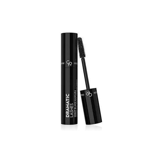 Golden Rose Dramatic Lashes Night Black Mascara pentru gene lungi și voluminoase