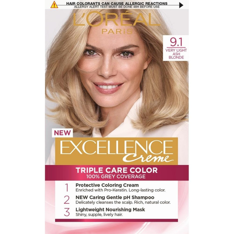 L\'Oréal EXCELLENCE 9.1 BLOND CENSUINA FOARTE DESCHIS, Volum 1 bucata