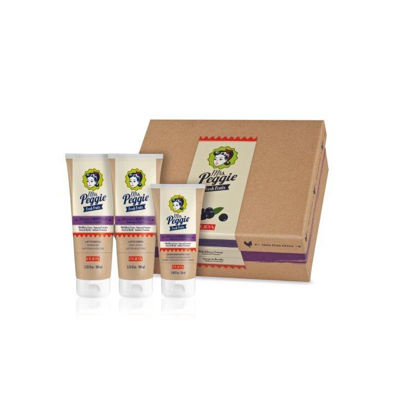 Pupa 004 Mrs Peggie Blueberry Extract Trusa cosmetica pentru corp
