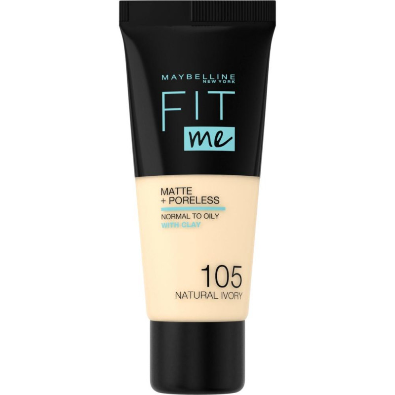 Maybelline FIT ME MATTE Foundation 105 Natur, Volum 1 bucata