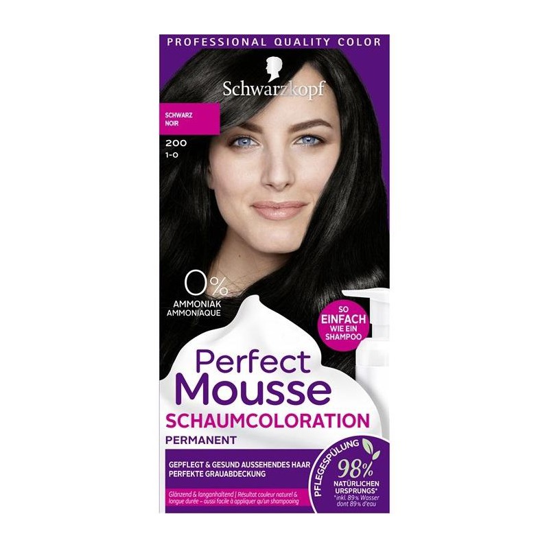 Schwarzkopf Perfect Mousse Vopsea mousse permanentă fără amoniac