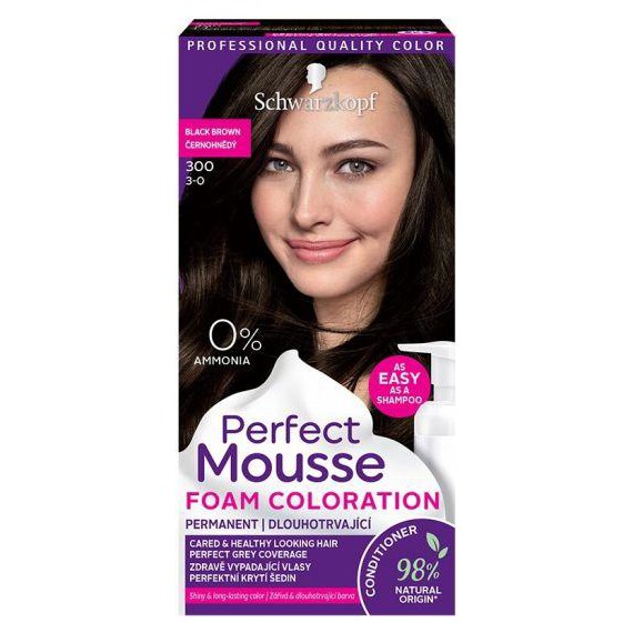 Schwarzkopf Perfect Mousse Vopsea mousse permanentă fără amoniac