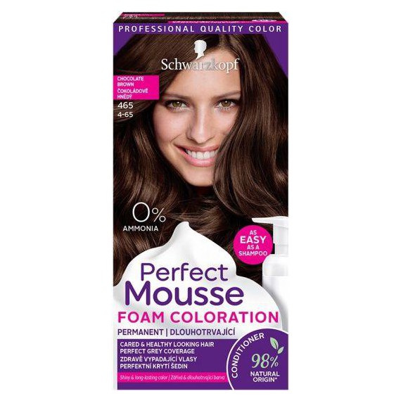 Schwarzkopf Perfect Mousse Vopsea mousse permanentă fără amoniac