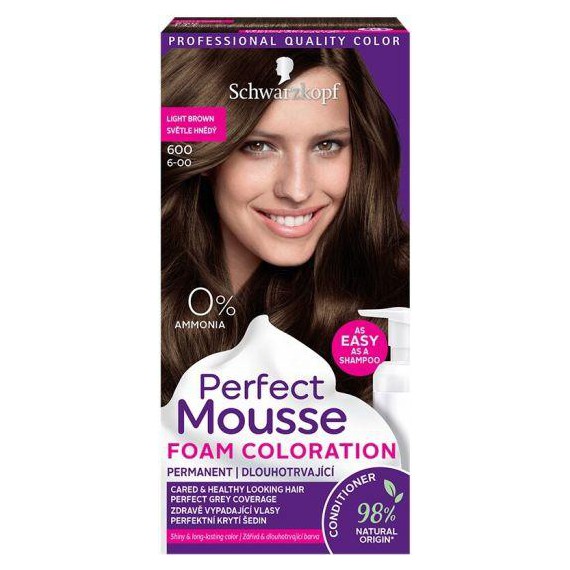 Schwarzkopf Perfect Mousse Vopsea mousse permanentă fără amoniac