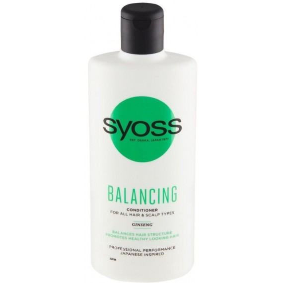 Syoss Balancing Balancing Balsam pentru fiecare tip de păr și scalp