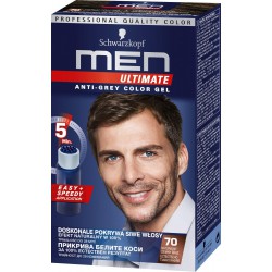 Vopsea de păr Schwarzkopf Men Ultimate Anti-Grey Gel cu aplicator