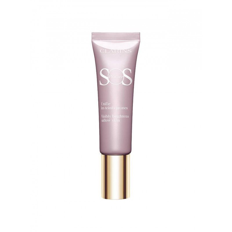 Clarins SOS Primer luminează în mod vizibil Sallow Skin 05 Lavanda Bază de machiaj fără ambalaj