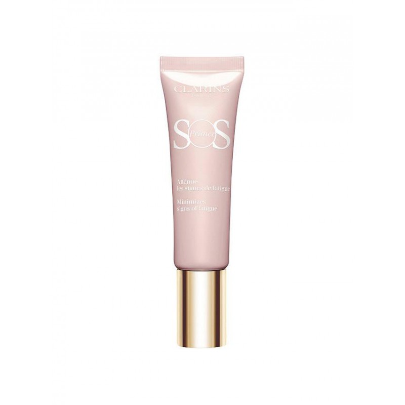 Clarins SOS Primer Minimizează semnele de oboseală 01 Rose bază de machiaj fără ambalaj