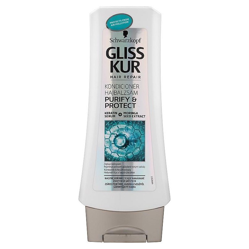 Balsamul Gliss Purify & Protect pentru puritatea și protecția părului