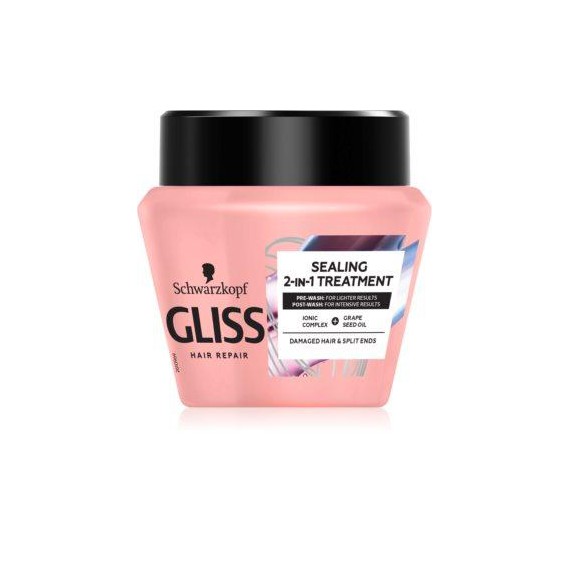 Gliss Split Ends Miracle Mask deteriorat cu vârfuri despicate