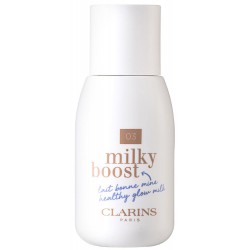 Loțiune tonificatoare Clarins Milky Boost 03 Milky Caju pentru a uniformiza culoarea pielii fără ambalaj