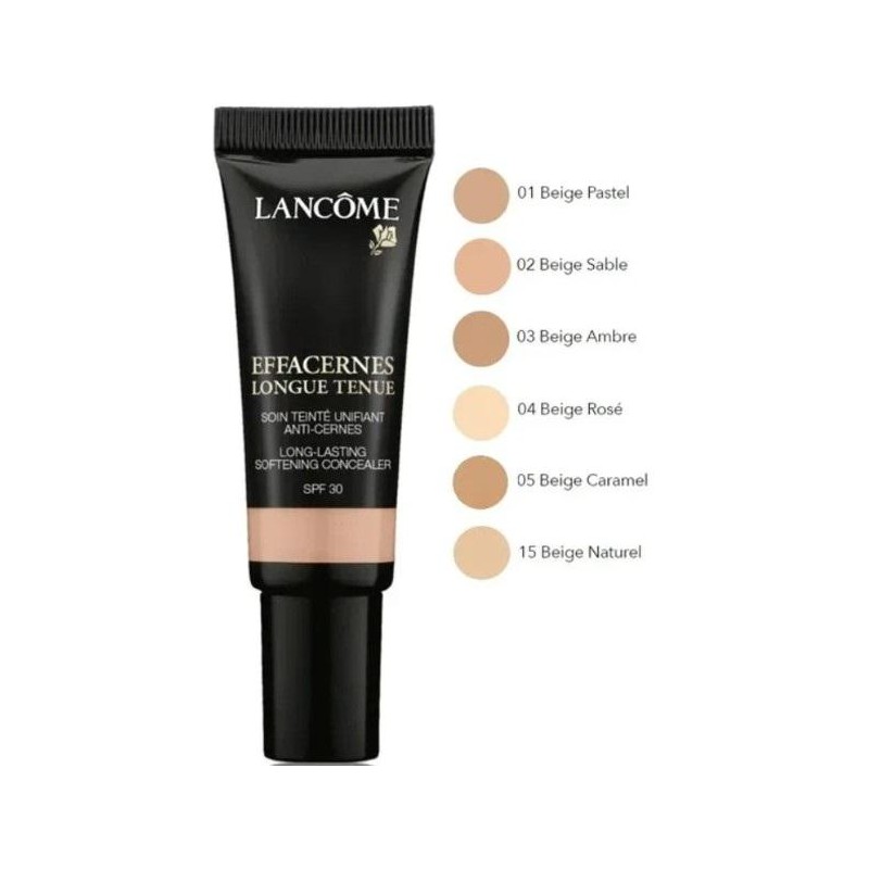 Lancome Effacernes Longue Tenue SPF30 Nº02 Beige Sable Corrector fără ambalaj