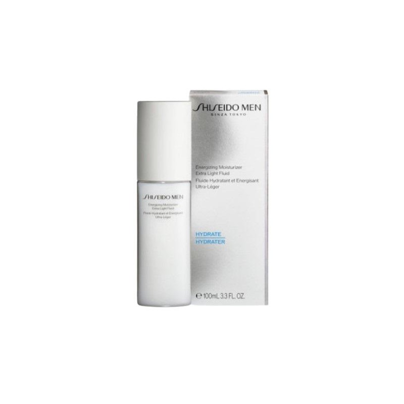 Shiseido Men Energizing Moisturizer Extra Light Fluid Lichid facial hidratant pentru regenerarea pielii pentru bărbați