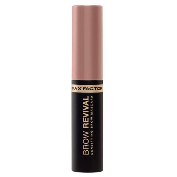 Max Factor Brow Revival Eyebrow Mascara/ 001 Dark Blonde Produs pentru sprancene cu uleiuri si fibre, blond inchis