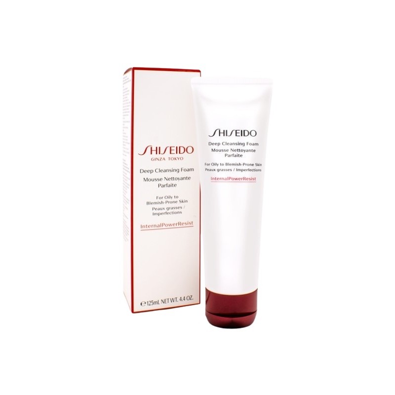 Shiseido Deep Cleansing Foam Spumă facială de curățare profundă pentru piele normală până la mixtă