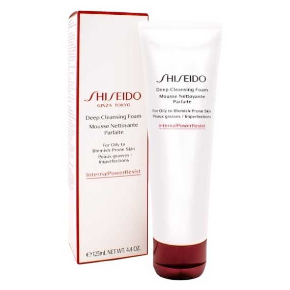 Shiseido Deep Cleansing Foam Spumă facială de curățare profundă pentru piele normală până la mixtă