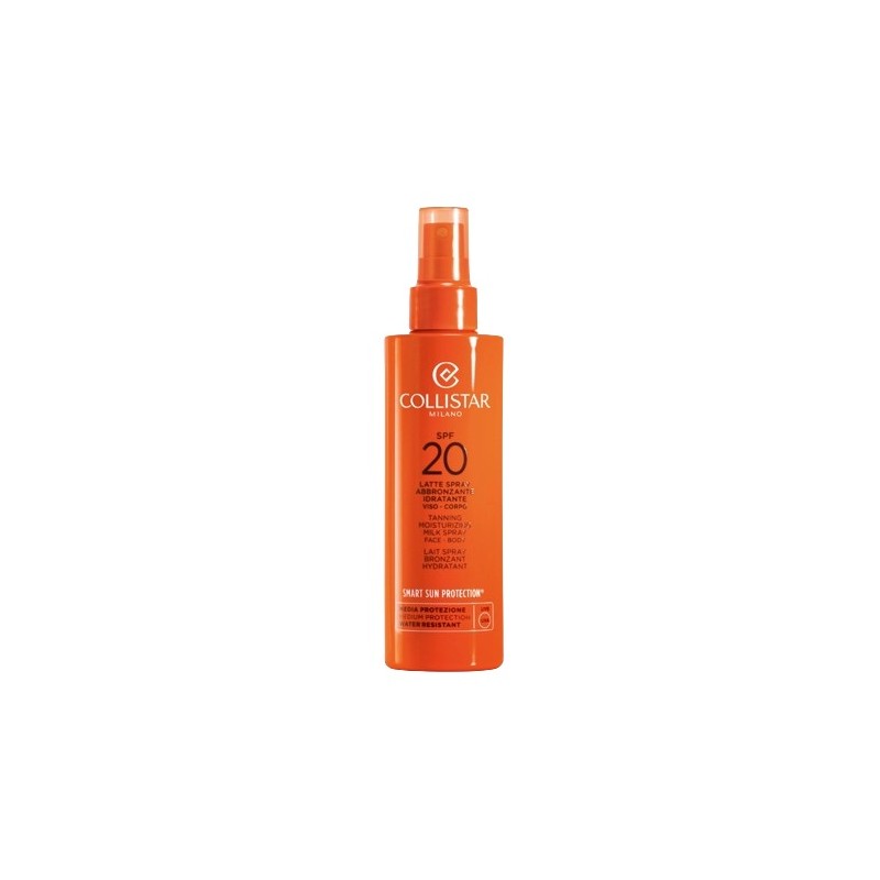 Collistar Sun Moisturizing Milk Spf 20 Lapte de protectie solara Tester, Volum 200 ml