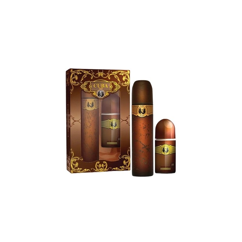 Cuba Paris Gold Set Edt Комплект EDT 100 Ml + Рол-oн 50 Ml