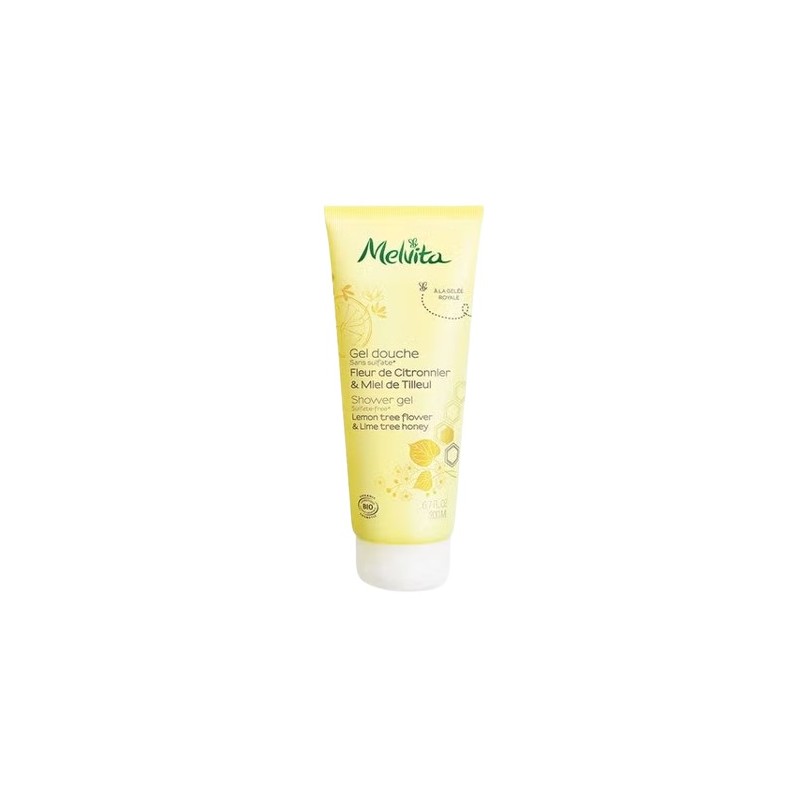 Melvita Lemon Tree Flower & Lime Tree Honey Gel de dus fara ambalaj