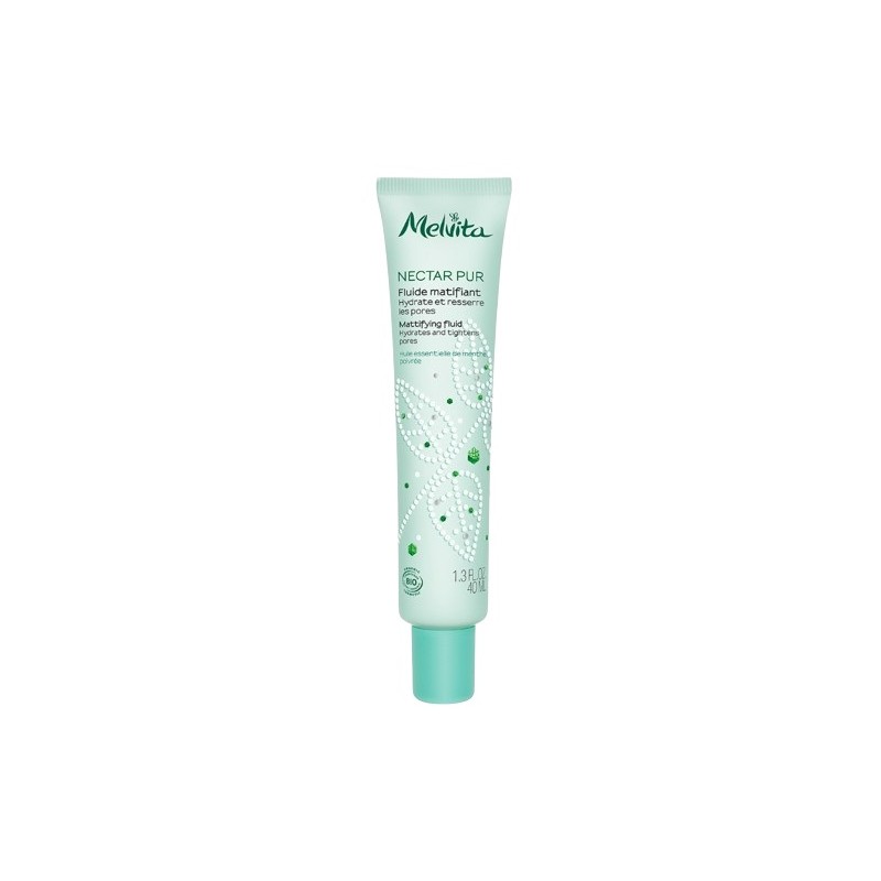 Melvita Nectar Pur Mattifying Fluid Lichid facial Tester, Volum 40 ml