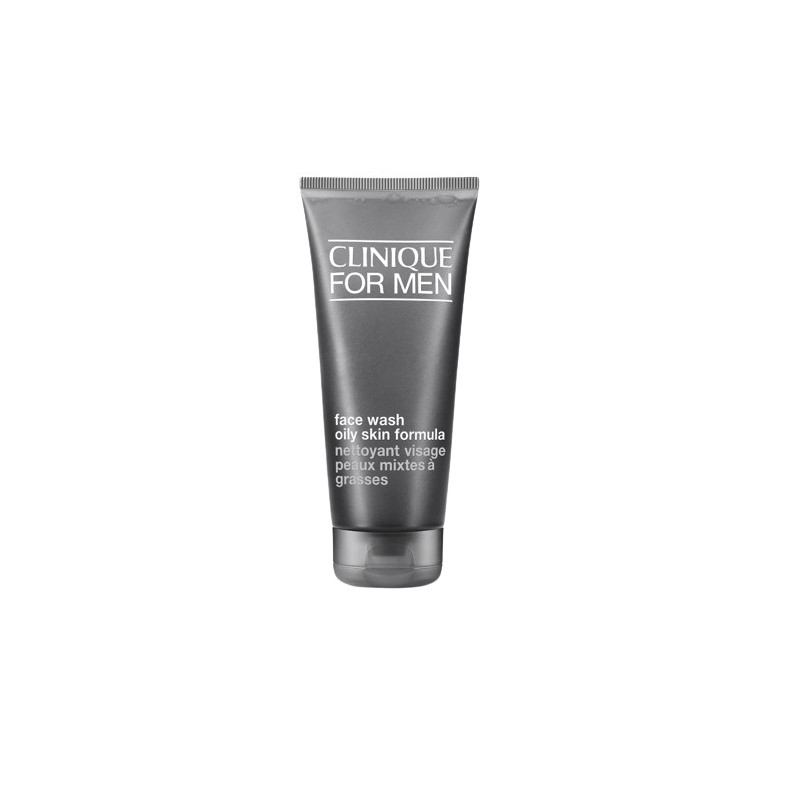 Clinique For Men Oily Skin Face Wash Spumă de curățare pentru bărbați, pentru ten gras Volum 200 ml