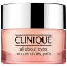 Clinique All About Eyes Serum De-Puffing Eye massage Gel pentru ochi fără ambalaj