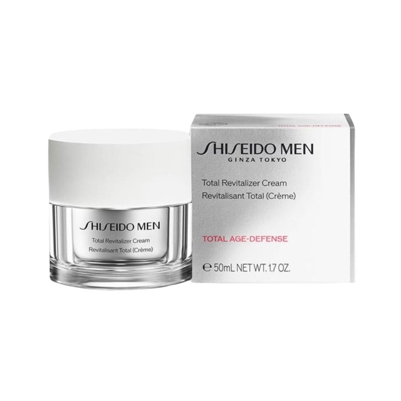 Shiseido Men Total Revitalizer Age-Defense Cream Crema antirid revitalizanta si tonifianta