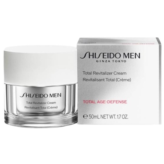 Shiseido Men Total Revitalizer Age-Defense Cream Crema antirid revitalizanta si tonifianta