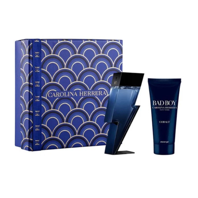 Carolina Herrera Bad Boy Cobalt Parfum Electrique Set cadou pentru bărbați - Image 1