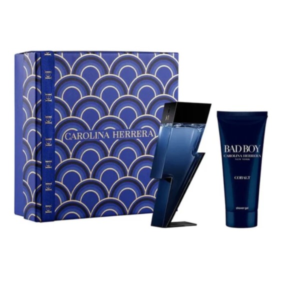 Carolina Herrera Bad Boy Cobalt Parfum Electrique Set cadou pentru bărbați - Image 1