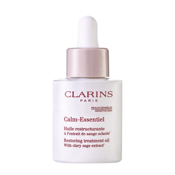 Clarins Calm Essentiel Ulei pentru tratament restaurator Ulei hrănitor facial cu efect calmant