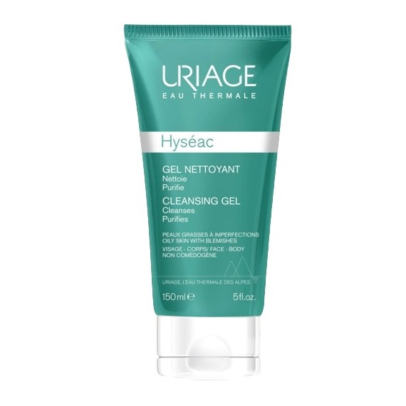 Uriage Hyseac Cleaning Gel Gel de curățare facială pentru ten mixt și gras