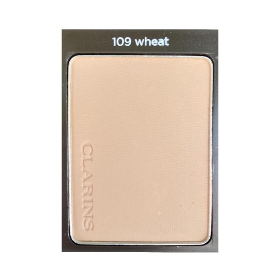 Clarins Everlasting Compact Long-Wearing & Comfort Foundation 109 Wheat Fond de ten compact fără ambalaj