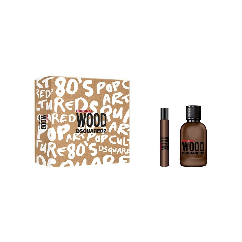 Set cadou Dsquared Original Wood pentru bărbați