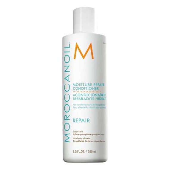 Balsam Moroccanoil Moisture Repair Conditioner pentru părul epuizat și tratat chimic