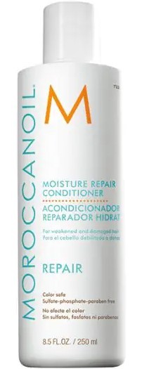 Balsam Moroccanoil Moisture Repair Conditioner pentru părul epuizat și tratat chimic