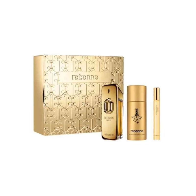 Paco Rabanne Million Gold Set cadou pentru bărbați Volum GB12 Honey Soy