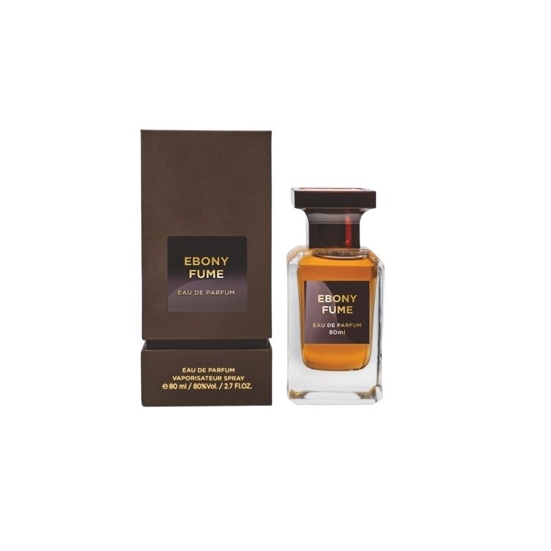 Fragrance World Ebony Fume Apa de parfum unisex Volum 80 ml