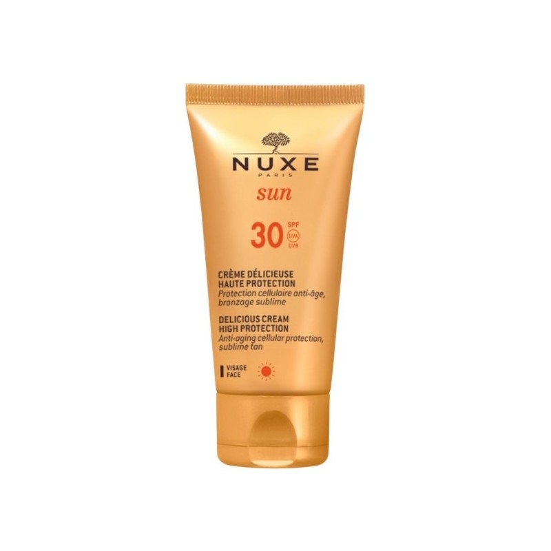 Nuxe Sun Delicious Cream Cremă de față cu protecție solară de înaltă protecție SPF30 Volum 50 ml