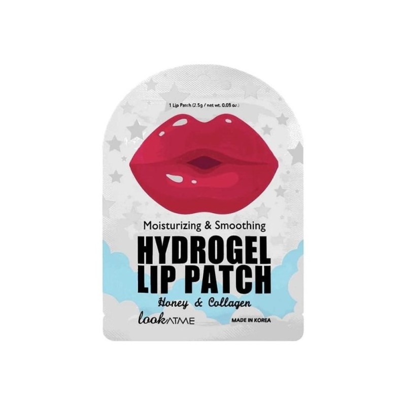 Look at me Ingrijire Buze Hydrogel Lip Patch Honey & Collagen Masca Volum 3 buc.