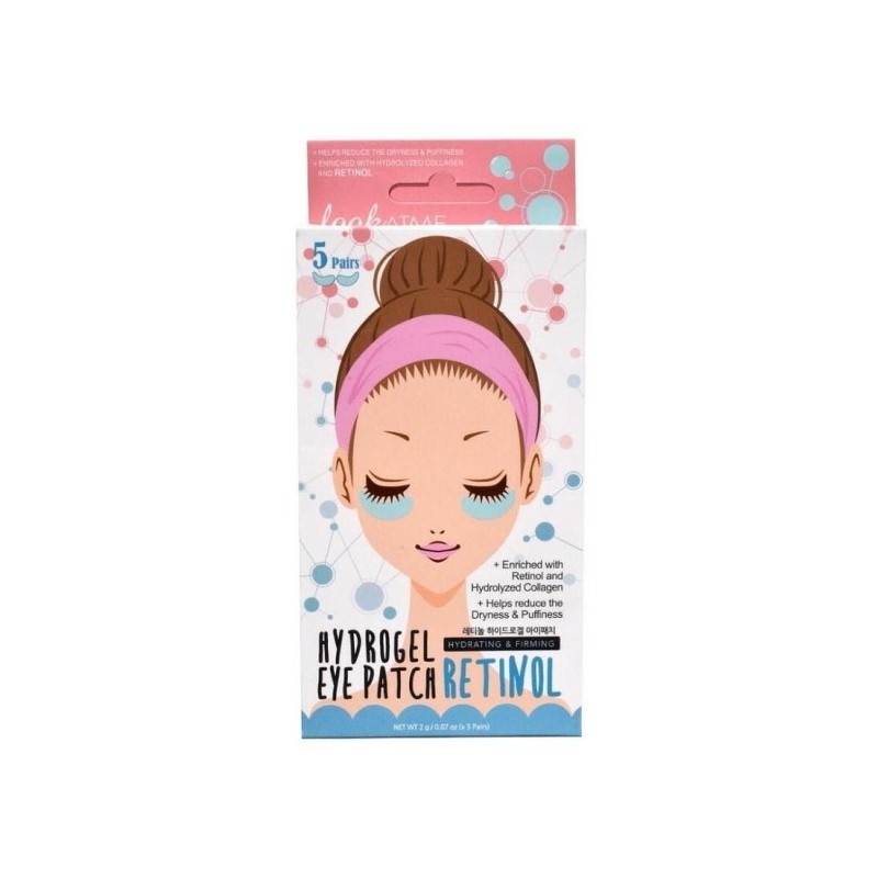 LOOKATME Hydro Gel Eye Patch Retinol Plasturi pentru ochi cu hidrogel cu retinol