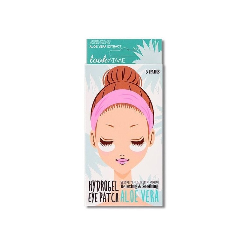 LOOKATME Hydro Gel Eye Patch Aloe Vera plasturi hidrogel pentru ochi cu aloe și colagen