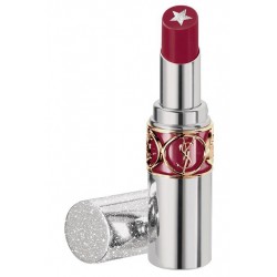 Ruj YSL Rouge Volupté Rock'n Shine 10 Pink Bass cu o strălucire radiantă