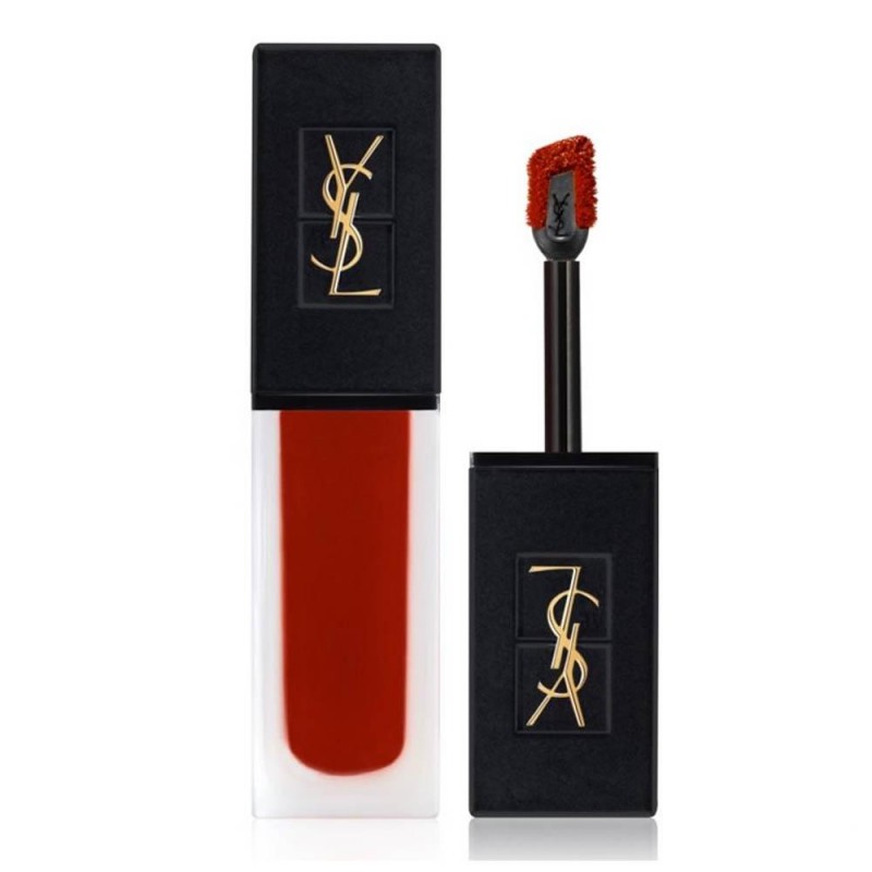 Ruj lichid YSL Tatouage Couture Velvet Cream 211 Chili Incitement cu efect mat