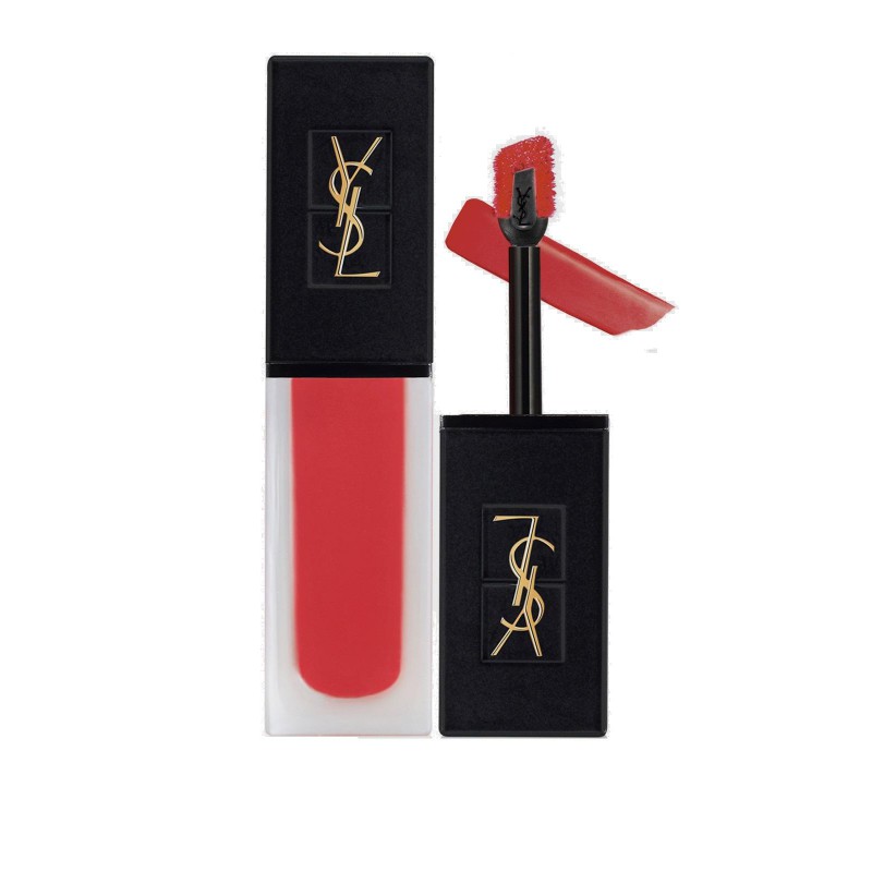 YSL Tatouage Couture Velvet Cream 202 Coral Symbol Ruj lichid cu efect mat