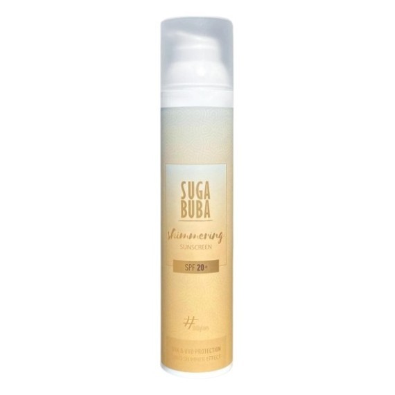 Suga Buba Shimmering Sunscreen SPF 20+ Loțiune de protecție solară cu efect strălucitor