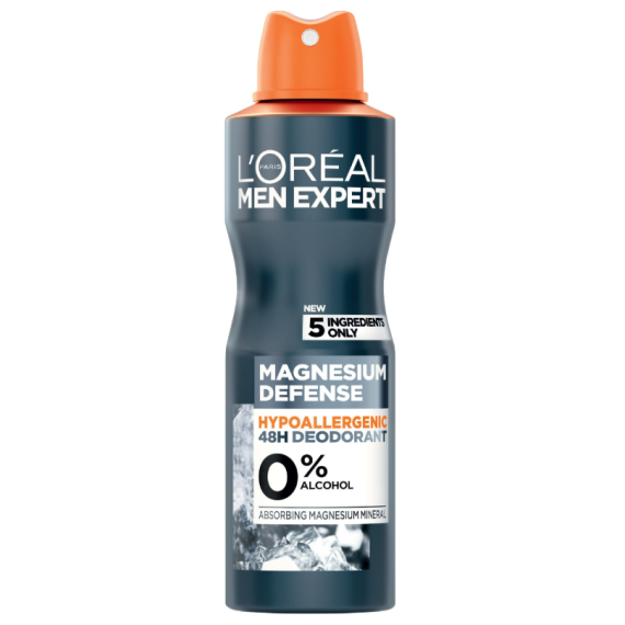 L'Oreal Paris Men Expert Magnesium Defense Deodorant spray pentru bărbați