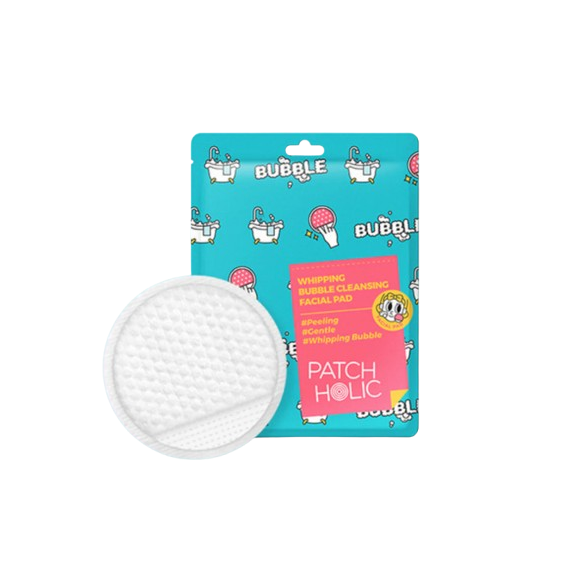 PATCH HOLIC Whipping Bubble Cleansing Facial Pads Tampon de curățare facială
