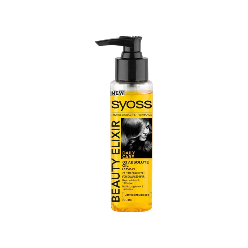 Syoss Beauty Elixir Ulei hrănitor pentru păr uscat și deteriorat